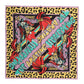 Dolce & Gabbana Multicolor Cartoon Square Foulard Scarf