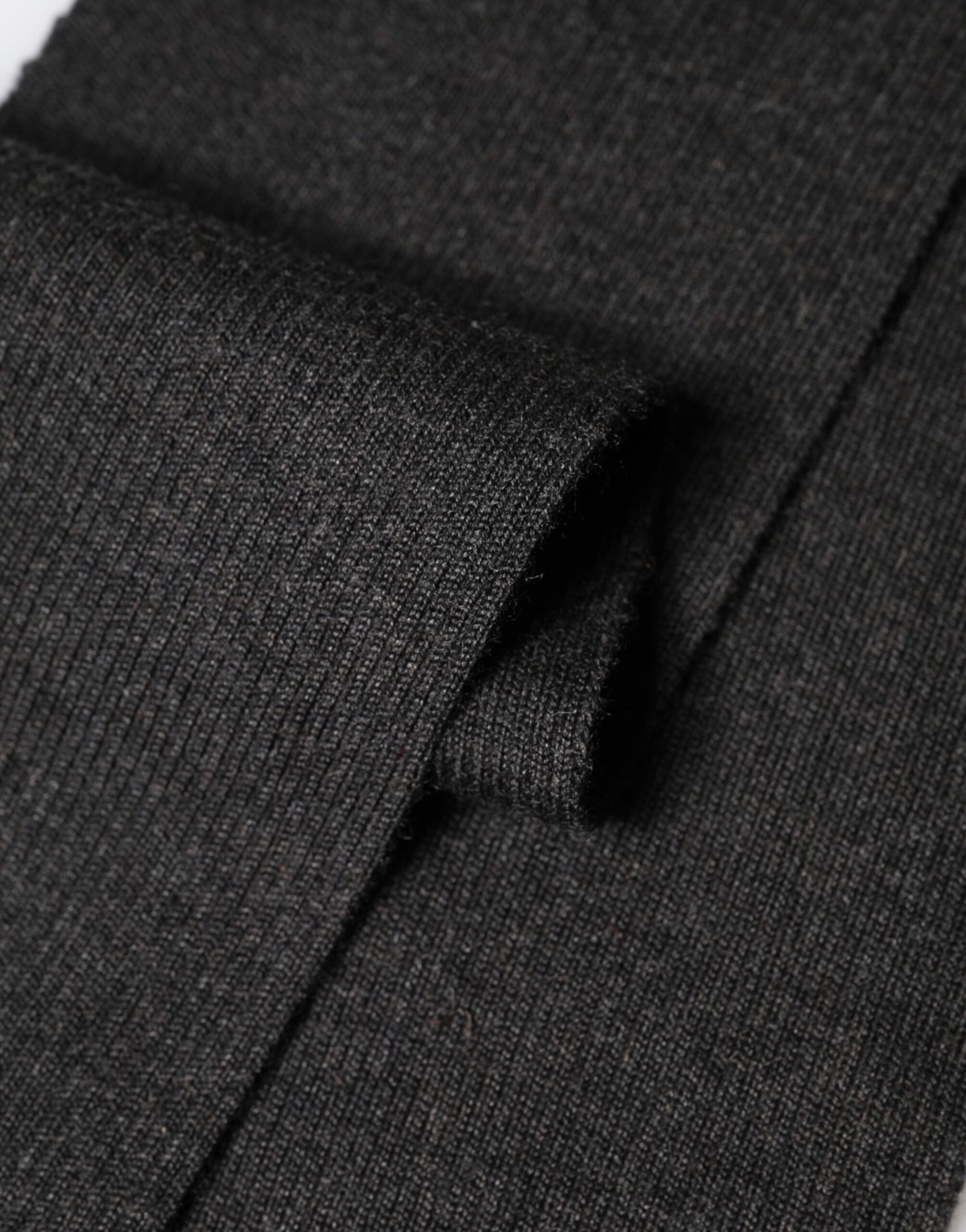 Dolce & Gabbana Black Cashmere Knit Neck Wrap Foulard Scarf