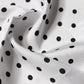 Dolce & Gabbana White Polka Dot Square Handkerchief Scarf