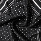 Dolce & Gabbana Scarf Black Poka Dot Men Square Handkerchief