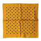Dolce & Gabbana Orange Polka Dot Square Handkerchief Scarf