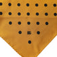 Dolce & Gabbana Orange Polka Dot Square Handkerchief Scarf