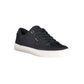 Gas Blue Polyurethane Men Sneaker
