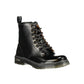 Gas Black Polyurethane Men Ankle Boot