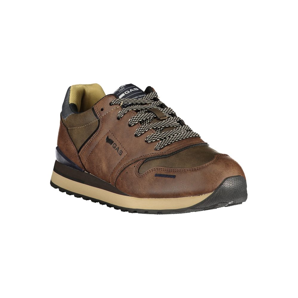 Gas Marrone Poliuretano Mens Sneaker