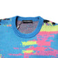Dolce & Gabbana Multicolor Men Crew Neck Pullover Sweater