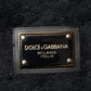 Dolce & Gabbana Black Cotton V-Neck Men Sweatshirt Sweater