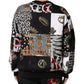 Dolce & Gabbana Multicolor Crown Print Sweatshirt Sweater
