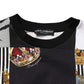 Dolce & Gabbana Multicolor Crown Print Sweatshirt Sweater