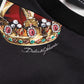 Dolce & Gabbana Multicolor Crown Print Sweatshirt Sweater
