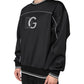 Dolce & Gabbana Black DG Logo Crew Neck Sweatshirt Sweater