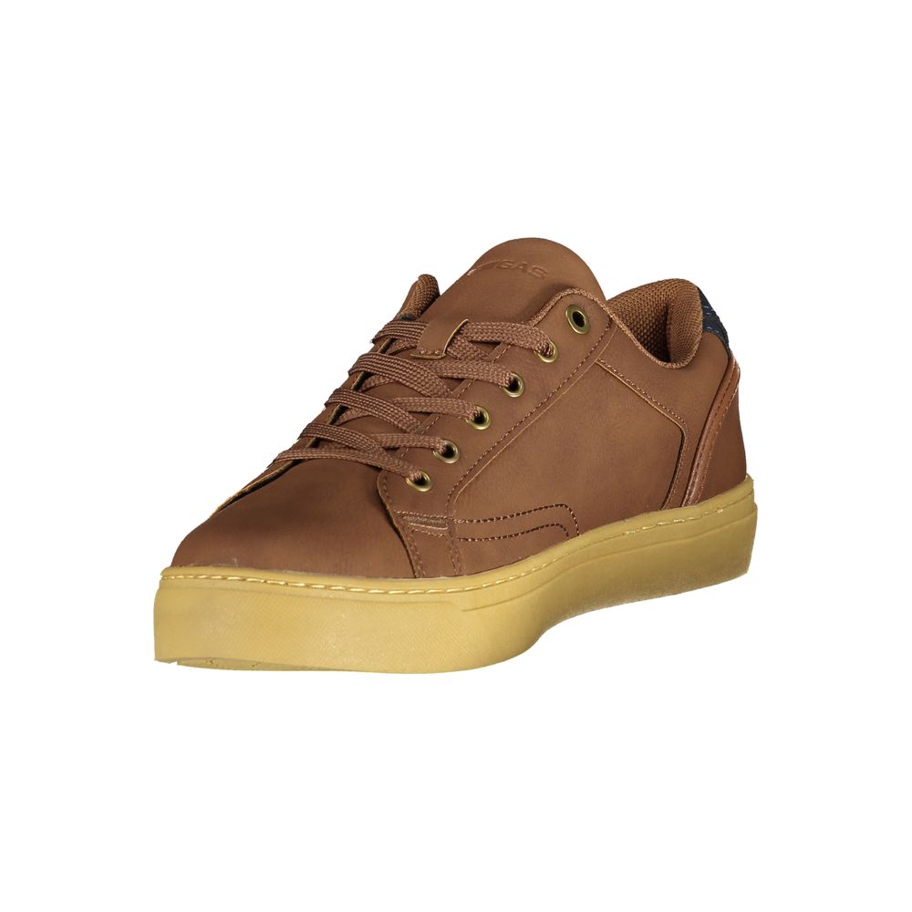 Gas Marrone Polyurethane Men Sneaker