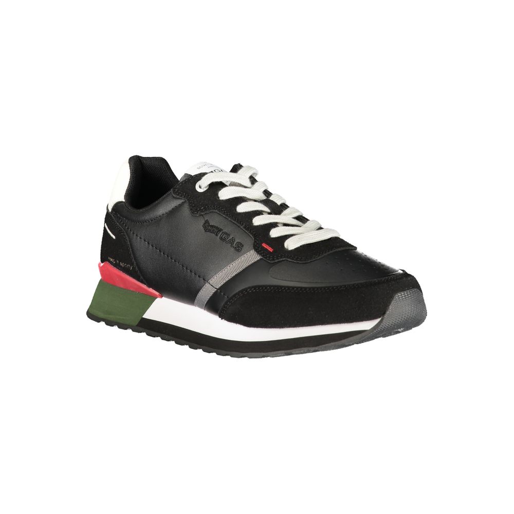 Gas Black Polyester Men's Sneaker