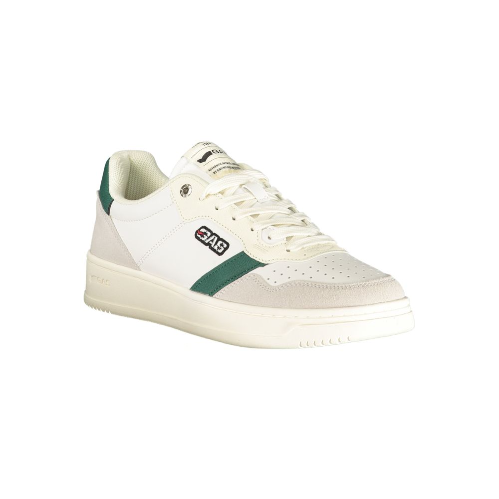 Gas White Polyurethane Men Sneaker