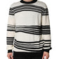 Dolce & Gabbana Black White Stripe CrewNeck Pullover Sweater