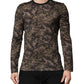 Dolce & Gabbana Multicolor Camouflage Long Sleeves T-shirt