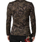 Dolce & Gabbana Multicolor Camouflage Long Sleeves T-shirt