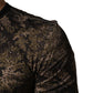 Dolce & Gabbana Multicolor Camouflage Long Sleeves T-shirt