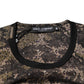 Dolce & Gabbana Multicolor Camouflage Long Sleeves T-shirt