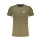 Tommy Hilfiger Verde Cotton Men T-Shirt