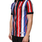 Dolce & Gabbana Multicolor Stripes Cotton Men Polo T-shirt