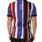 Dolce & Gabbana Multicolor Stripes Cotton Men Polo T-shirt