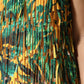 Dolce & Gabbana Multicolor Tropical Print Fringe Maxi Dress