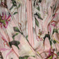 Dolce & Gabbana Pink Lily Print A-line Pleated Maxi Dress