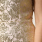 Dolce & Gabbana Beige Gold Floral Brocade Sleeveless Dress