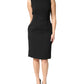 Dolce & Gabbana Black Sleeveless Sheath Knee Length Dress