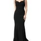 Dolce & Gabbana Black Embellished Bodycon Long Gown Dress