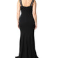 Dolce & Gabbana Black Embellished Bodycon Long Gown Dress