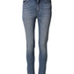 Dolce & Gabbana Blue Washed Cotton Skinny Denim Trouser Jeans