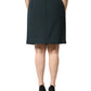Dolce & Gabbana Dark Green Mid Waist Pencil Cut Mini Skirt