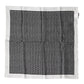 Dolce & Gabbana White Black Patterned Square Foulard Scarf