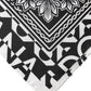 Dolce & Gabbana Black Bandana Print Silk Neck Foulard Scarf