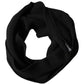 Dolce & Gabbana Black Wool Knitted Neck Wrap Foulard  Scarf
