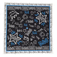 Dolce & Gabbana Multicolor Graphic Cotton Square Foulard  Scarf