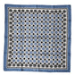 Dolce & Gabbana Blue Dotted Silk Square Foulard 66cm Scarf