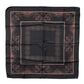 Dolce & Gabbana Black Patterned Square Foulard Scarf