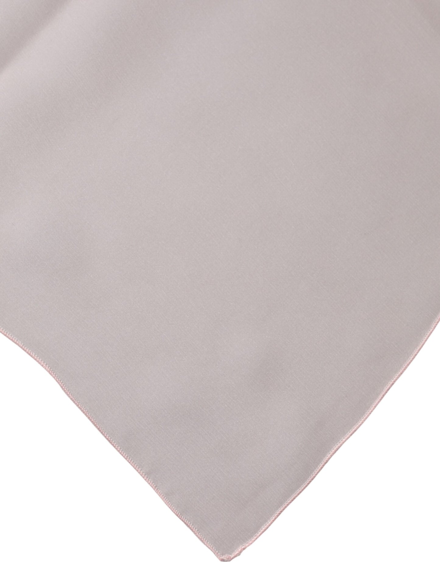 Dolce & Gabbana Pink Silk Neck Wrap Square Foulard Scarf