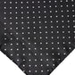 Dolce & Gabbana Black Polka Dot Silk Square Foulard Scarf