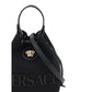 Versace Black Fabric Backet Bag