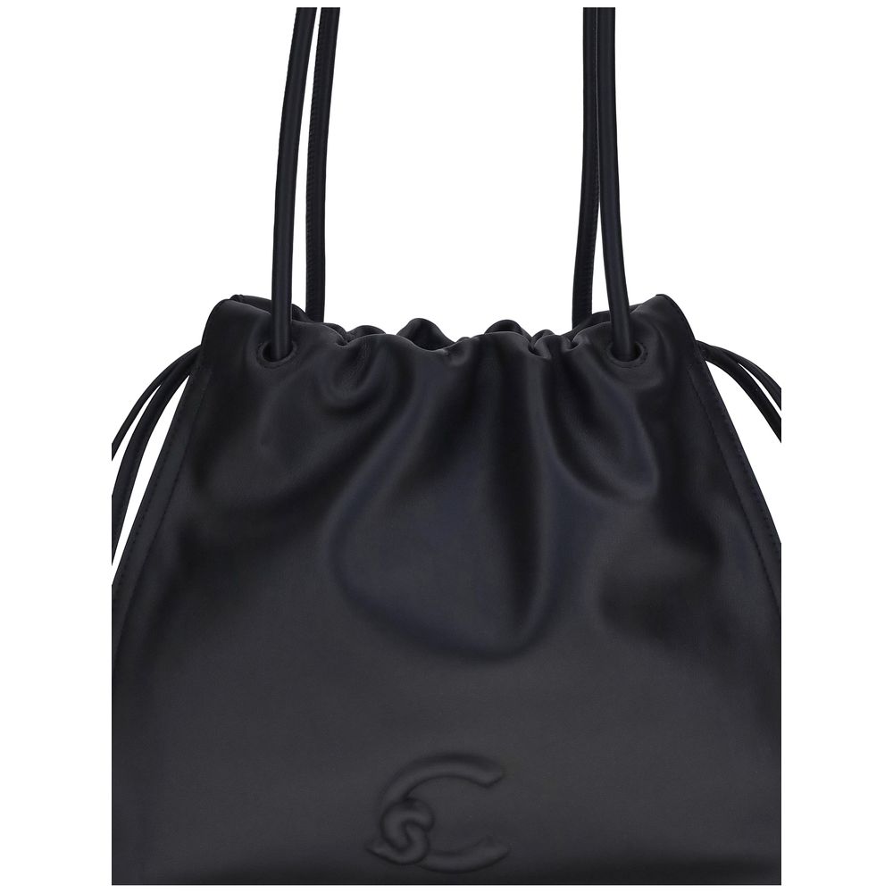 Coccinelle Black Calf Leather Bos Taurus Handbag