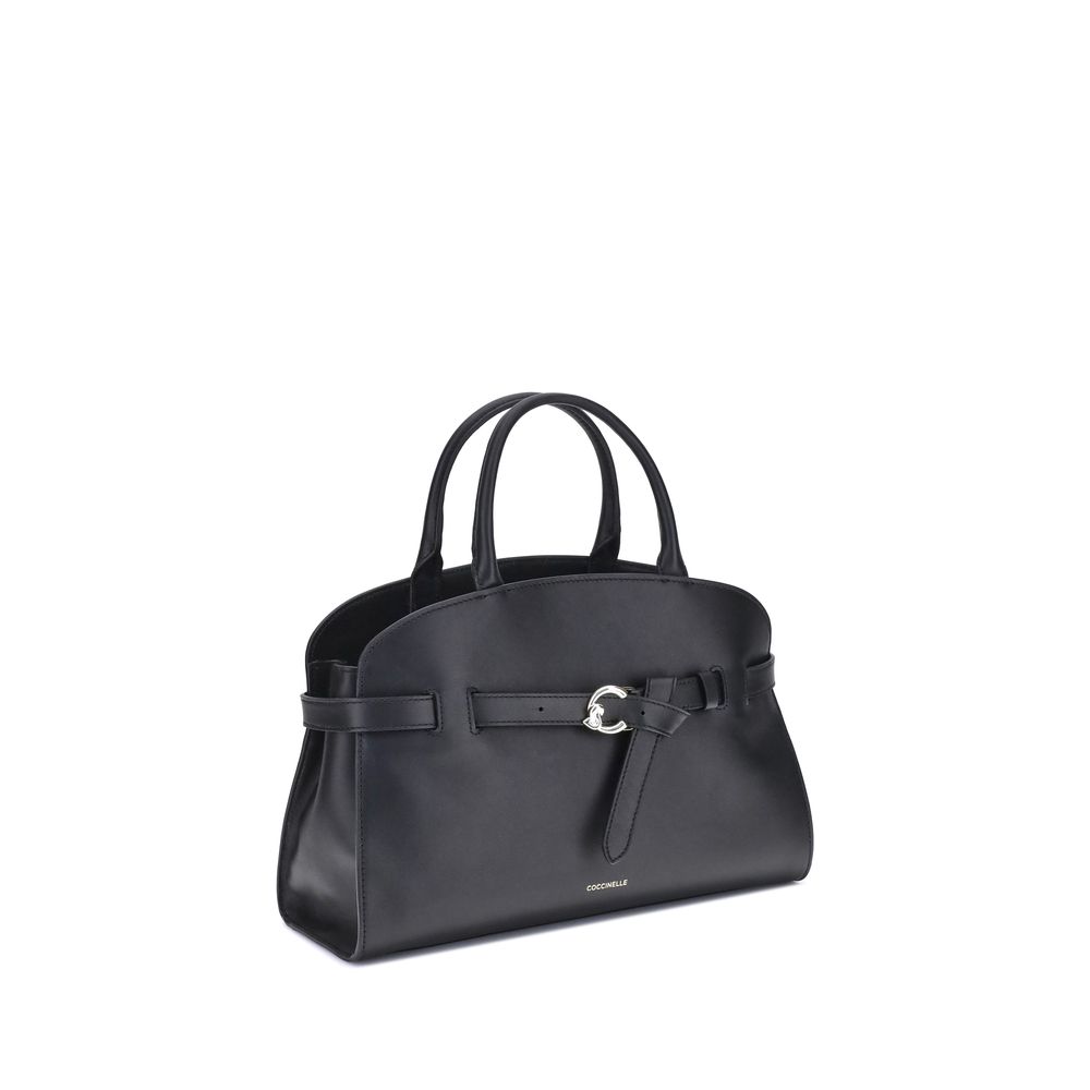 Coccinelle Black Calf Leather Bos Taurus Handbag