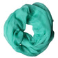 Dolce & Gabbana Teal Stole Silk Neck Wrap Shawl Men Scarf
