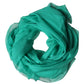 Dolce & Gabbana Green Stole Silk Neck Wrap Shawl Scarf