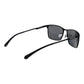 Polaroid Black Metal Sunglasses
