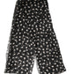 Dolce & Gabbana Black Polka Dot Silk Neck Wrap Shawl 205cm x 137cm Scarf