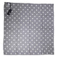 Dolce & Gabbana Blue Polka Dot Silk Square Foulard 91.5cm x 89.5cm Scarf